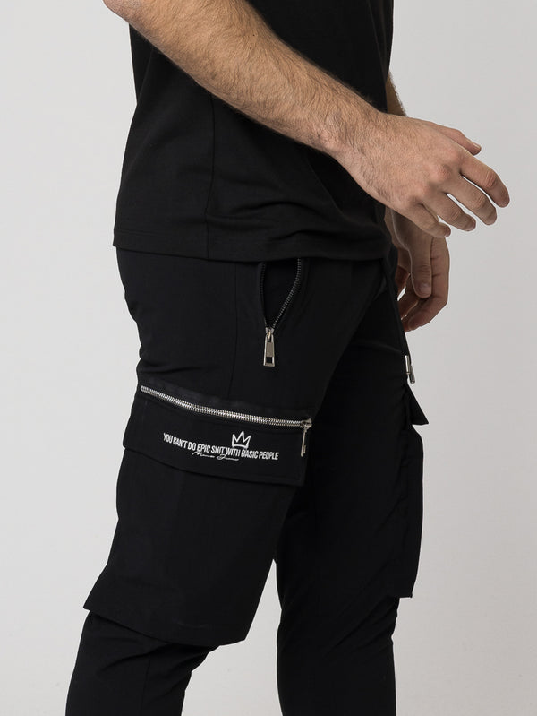 CARGO PANTS Black / 46