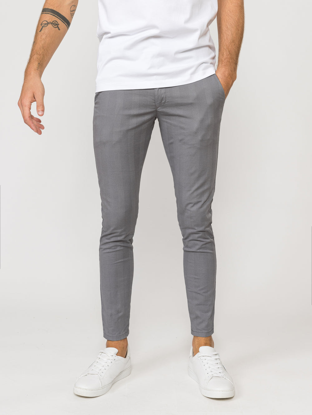WOVEN PANTS Light Gray / 46