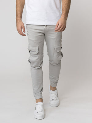 CARGO PANTS Light Gray / 46