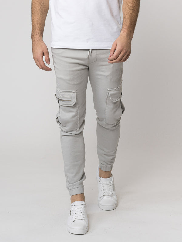 CARGO PANTS Light Gray / 46