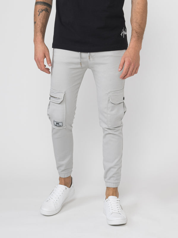 CARGO PANTS Light Gray / 46