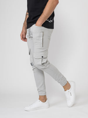 CARGO PANTS Light Gray / 46