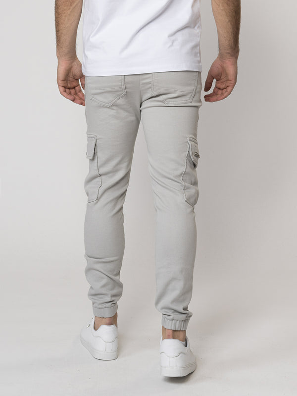 CARGO PANTS Light Gray / 46