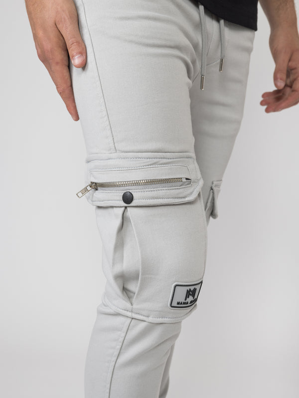 CARGO PANTS Light Gray / 46