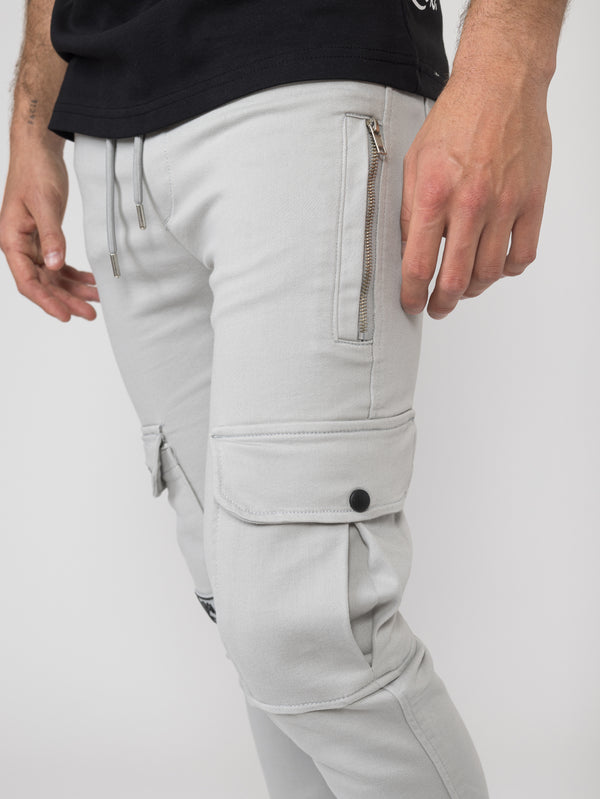 CARGO PANTS Light Gray / 46