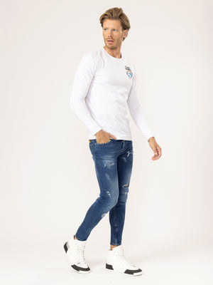 FASHION JEANS Blue / 38