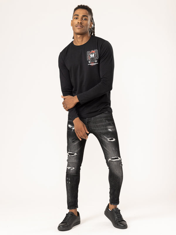 FASHION JEANS Black / 38