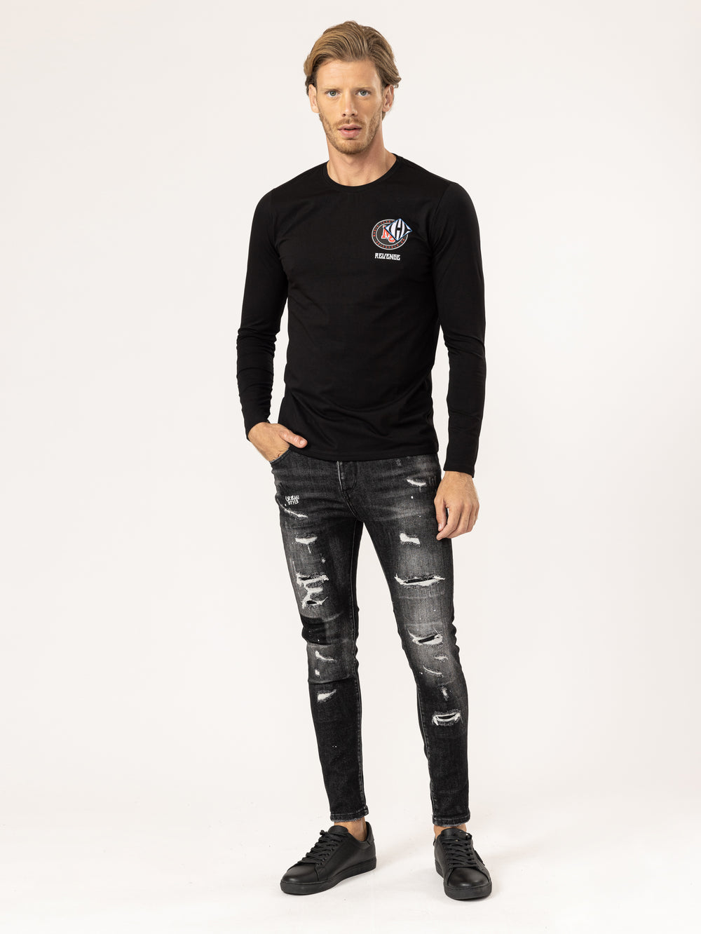 FASHION JEANS Black / 38