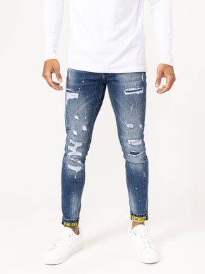 FASHION JEANS Blue / 38