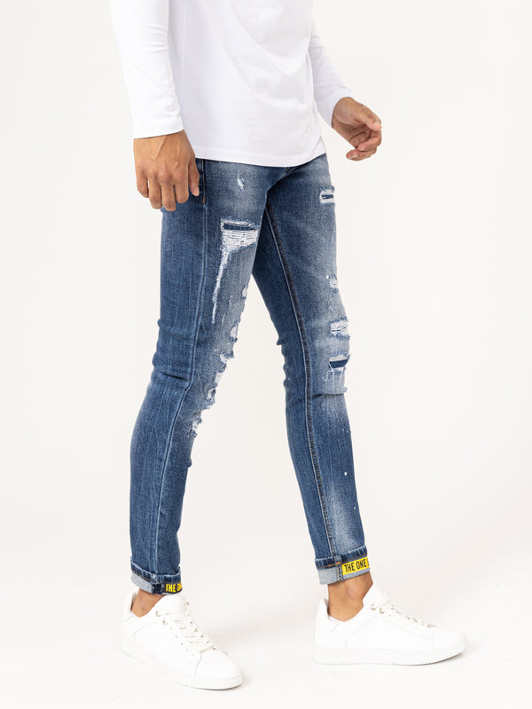 FASHION JEANS Blue / 38