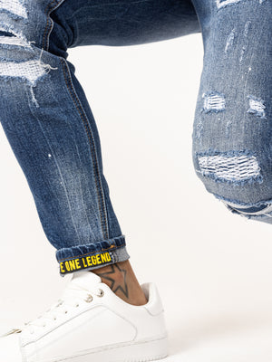 FASHION JEANS Blue / 38