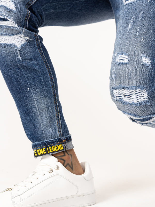FASHION JEANS Blue / 38