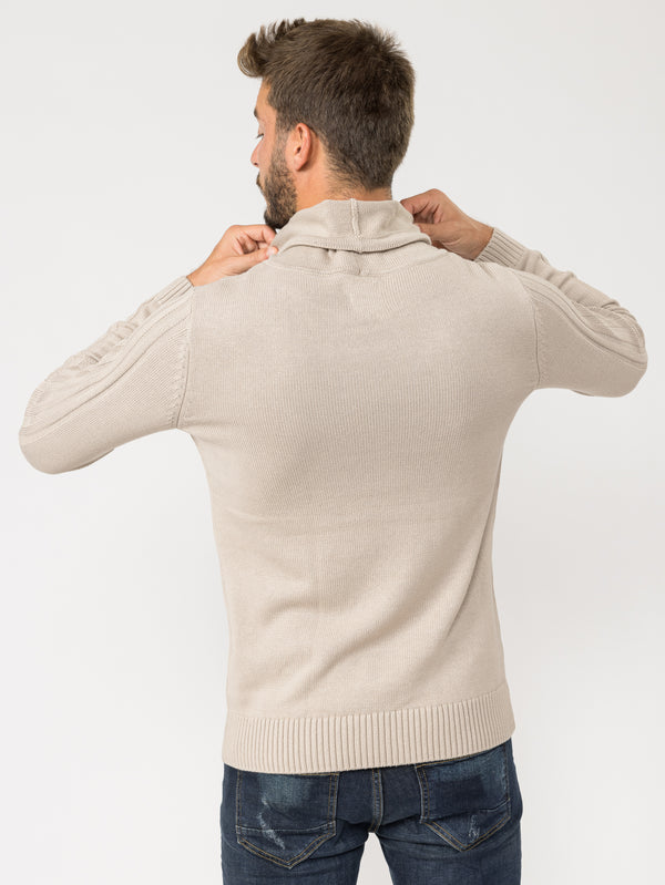 FASHION SWEATERS Beige / XXS