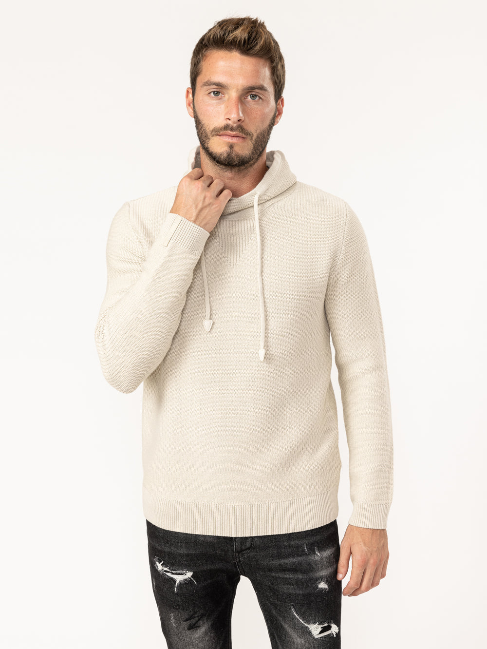 FASHION SWEATERS Beige / XXS