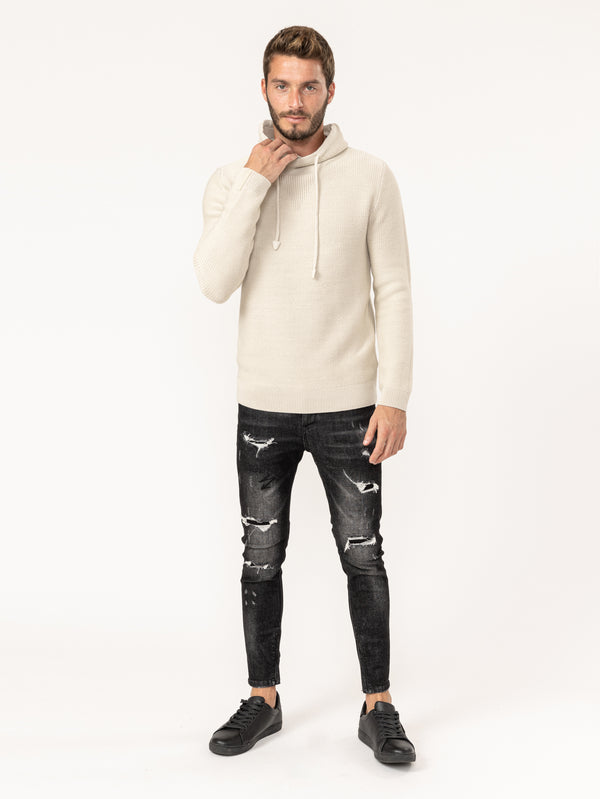 FASHION SWEATERS Beige / XXS