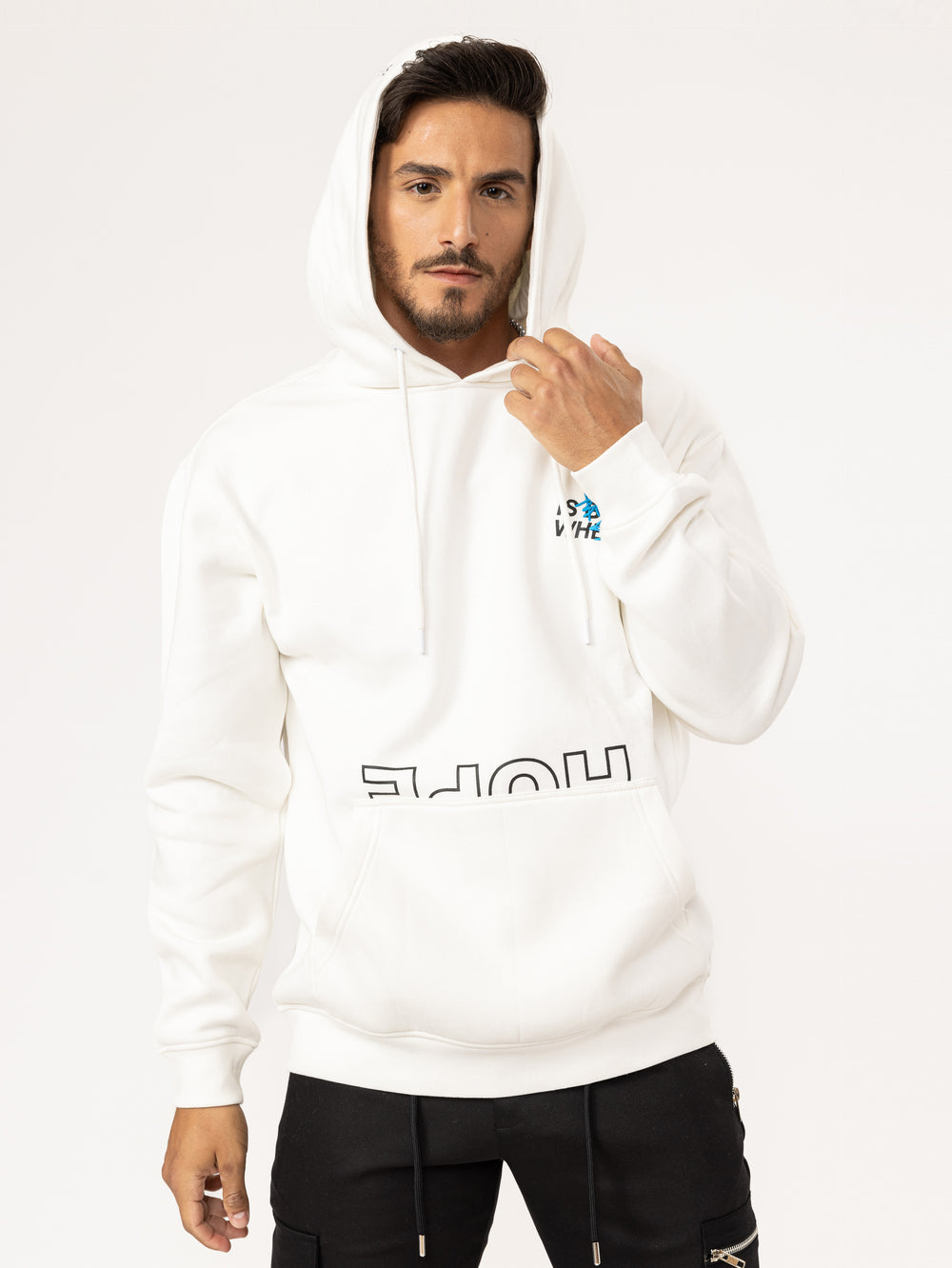 FASHION HOODIE White / XXS