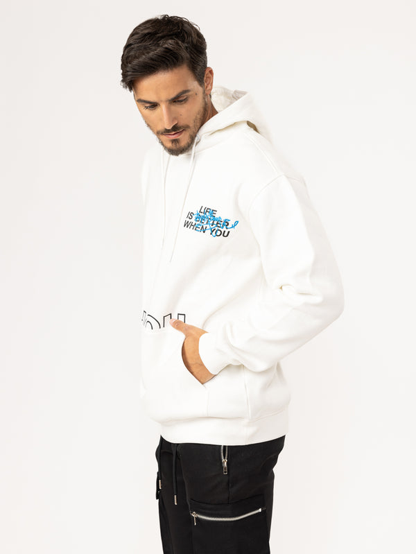 FASHION HOODIE White / XXS