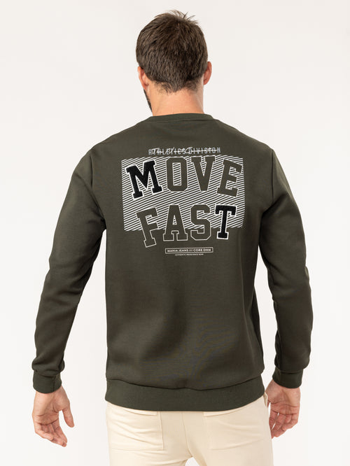 SWEATSHIRT Army / XXS