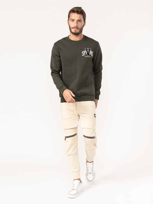 SWEATSHIRT Army / XXS