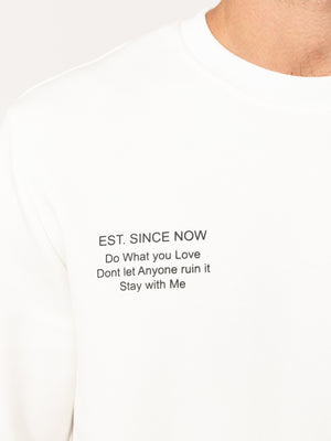 SWEATSHIRT White / XXS