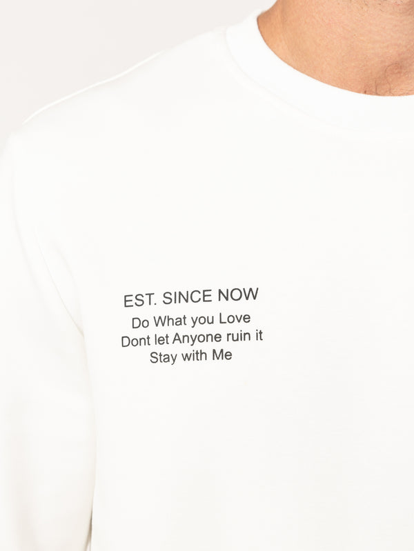 SWEATSHIRT White / XXS