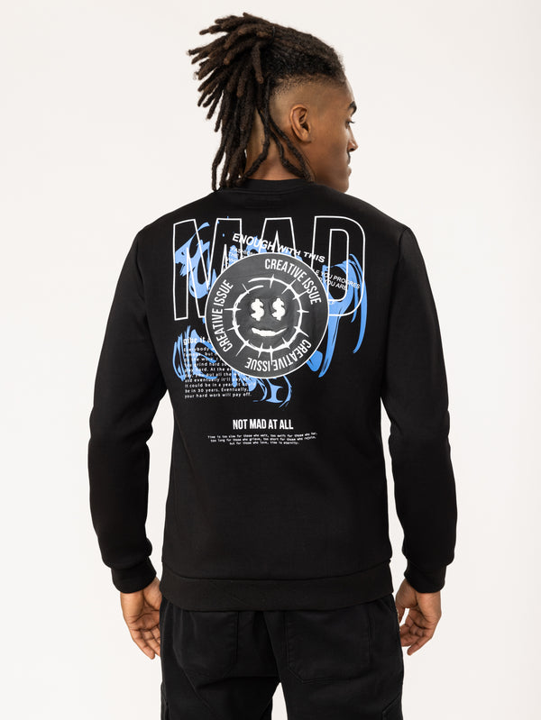 SWEATSHIRT Black / XXS