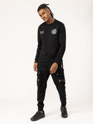 SWEATSHIRT Black / XXS