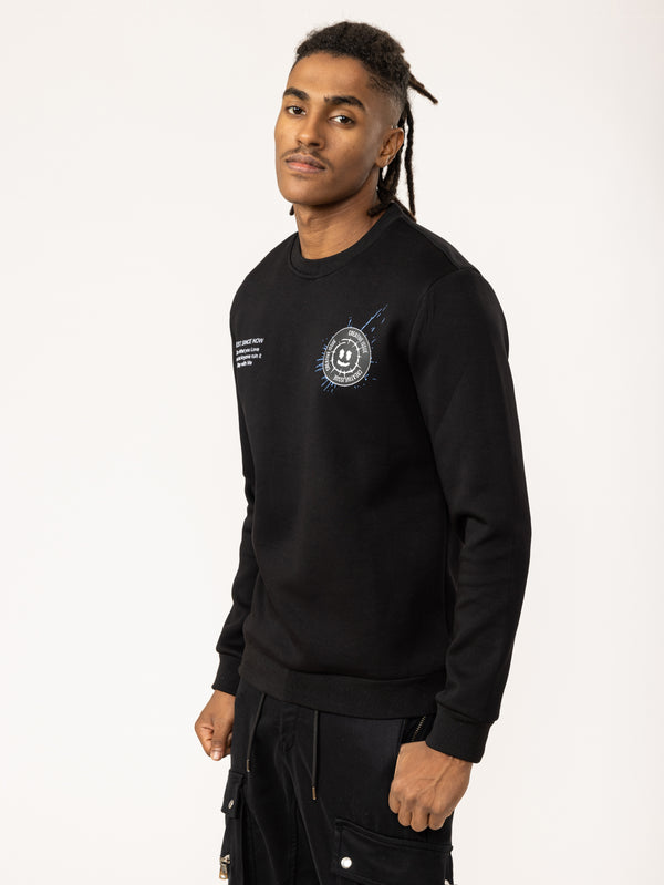 SWEATSHIRT Black / XXS