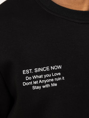 SWEATSHIRT Black / XXS