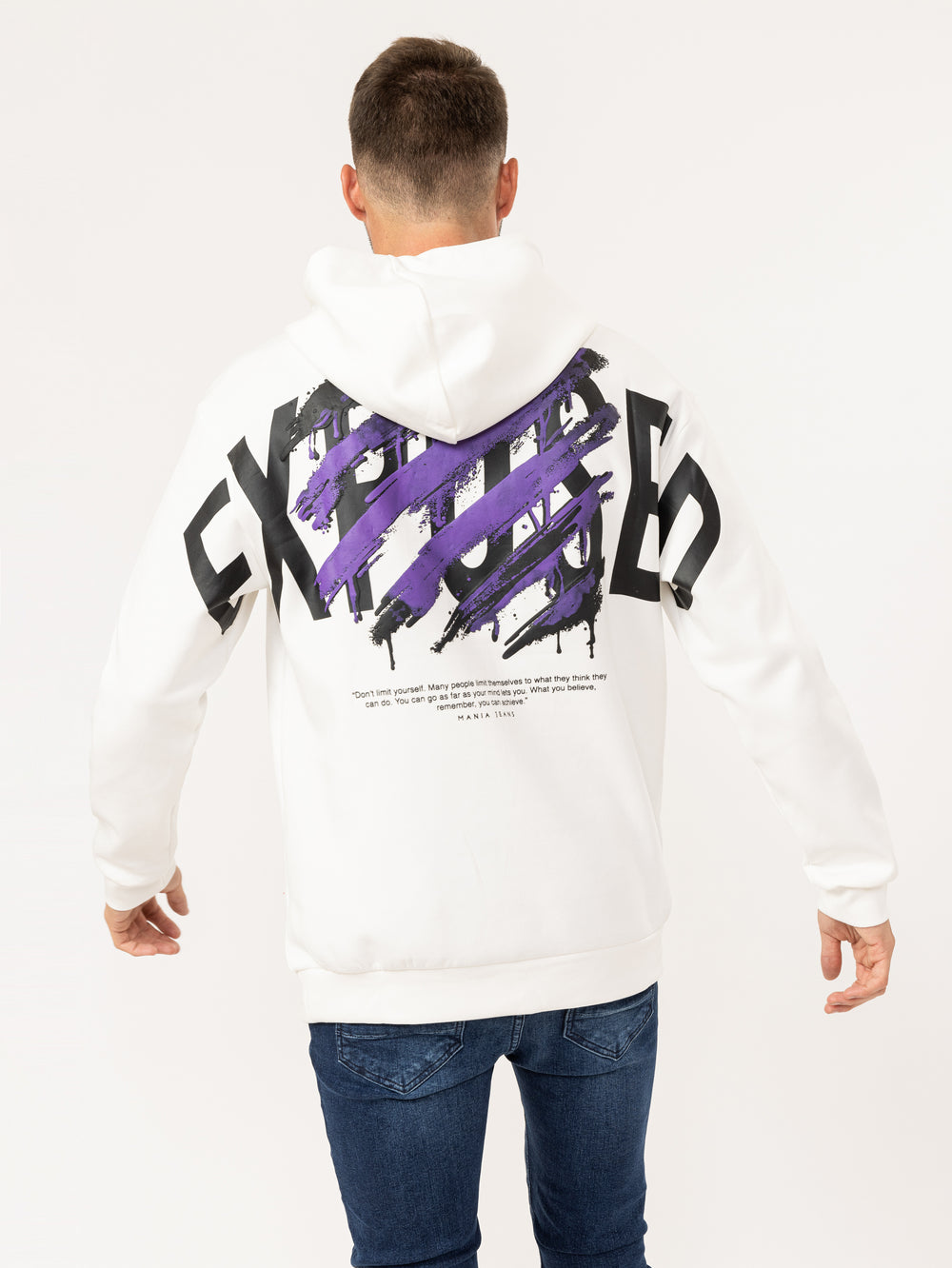 FASHION HOODIE White / XXS