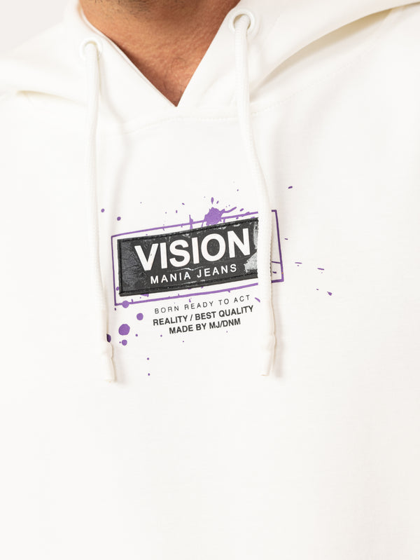 FASHION HOODIE White / XXS