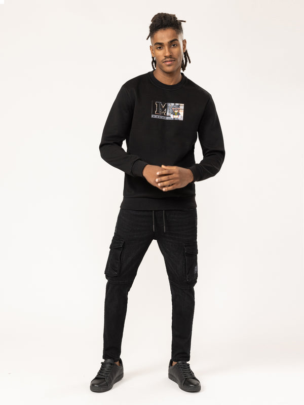 SWEATSHIRT Black / XXS