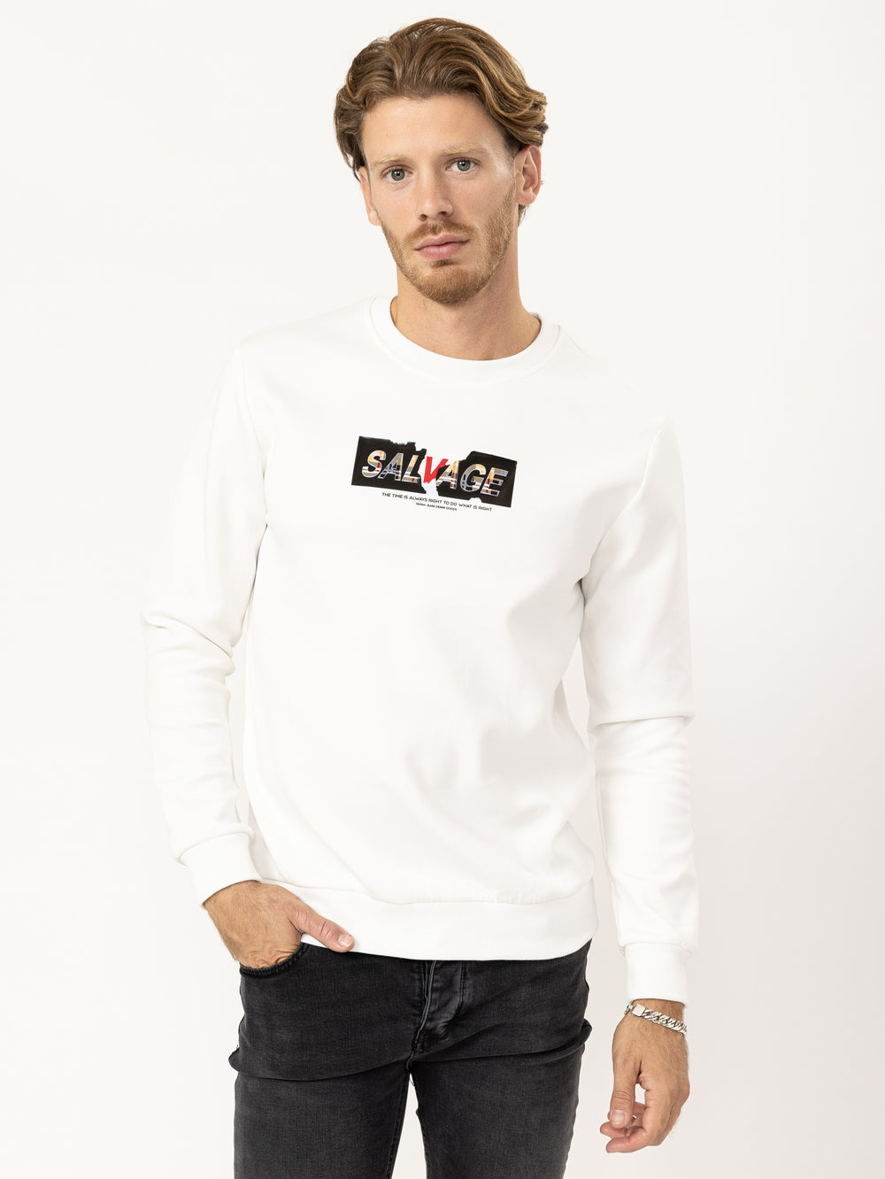 SWEATSHIRT White / XXS