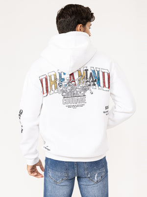 FASHION HOODIE White / XXS
