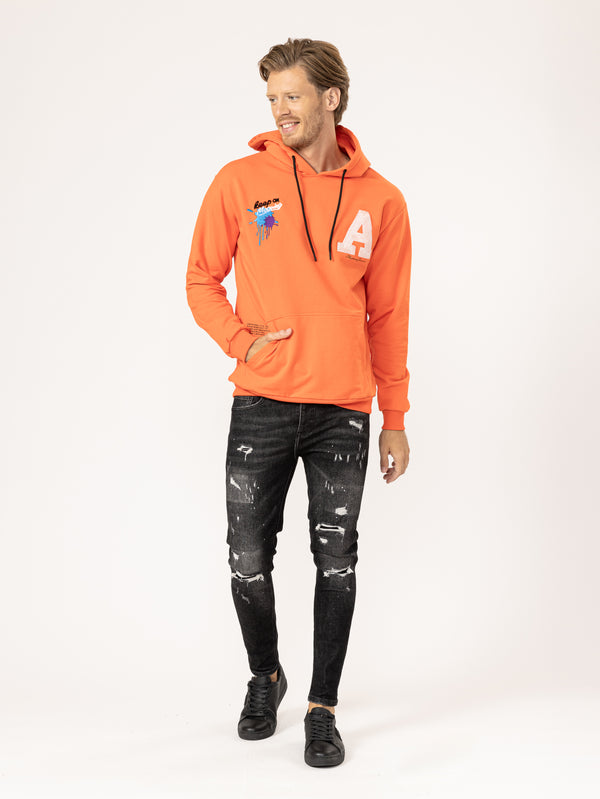 FASHION HOODIE Orange / XXS