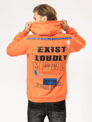FASHION HOODIE Orange / XXS
