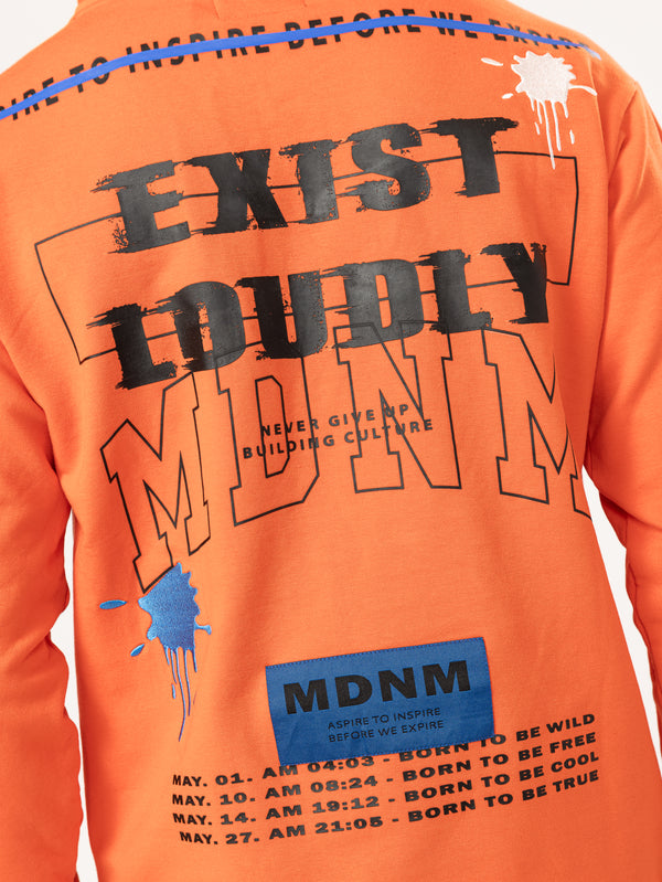 FASHION HOODIE Orange / XXS