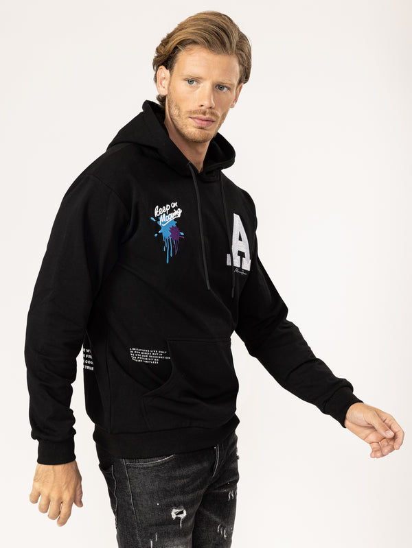 FASHION HOODIE Black / XXS