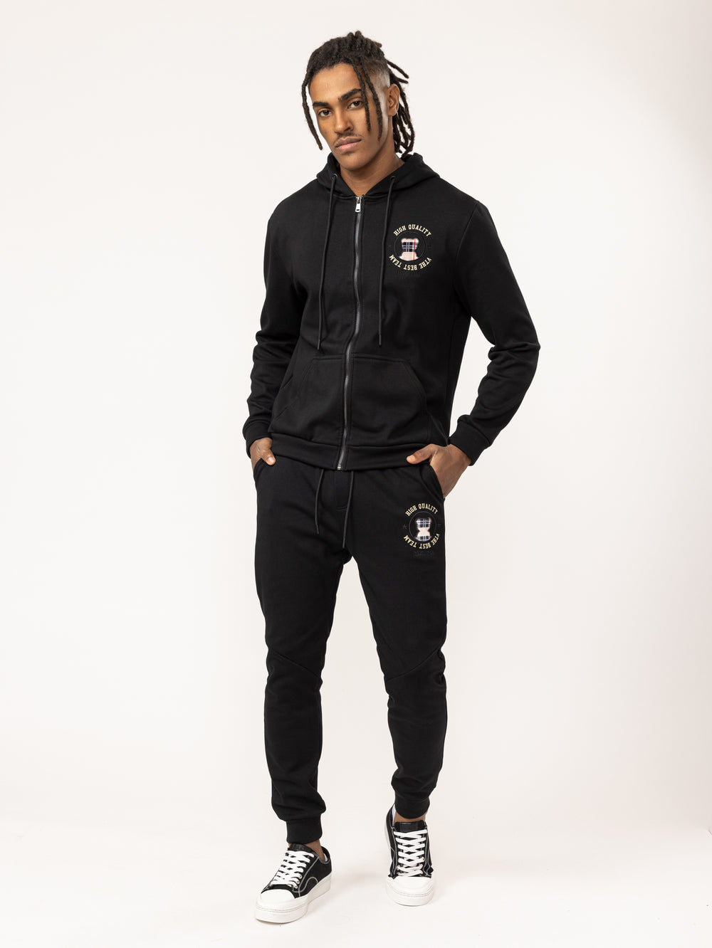 BASIC SET TOP Black / XXS