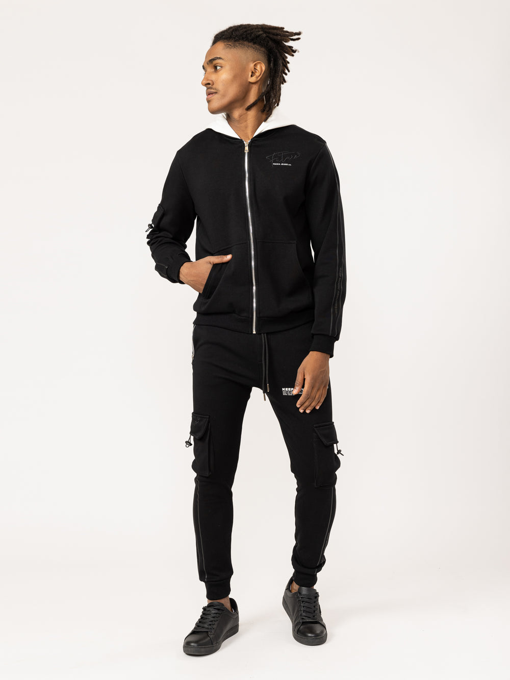 BASIC SET TOP Black / XXS