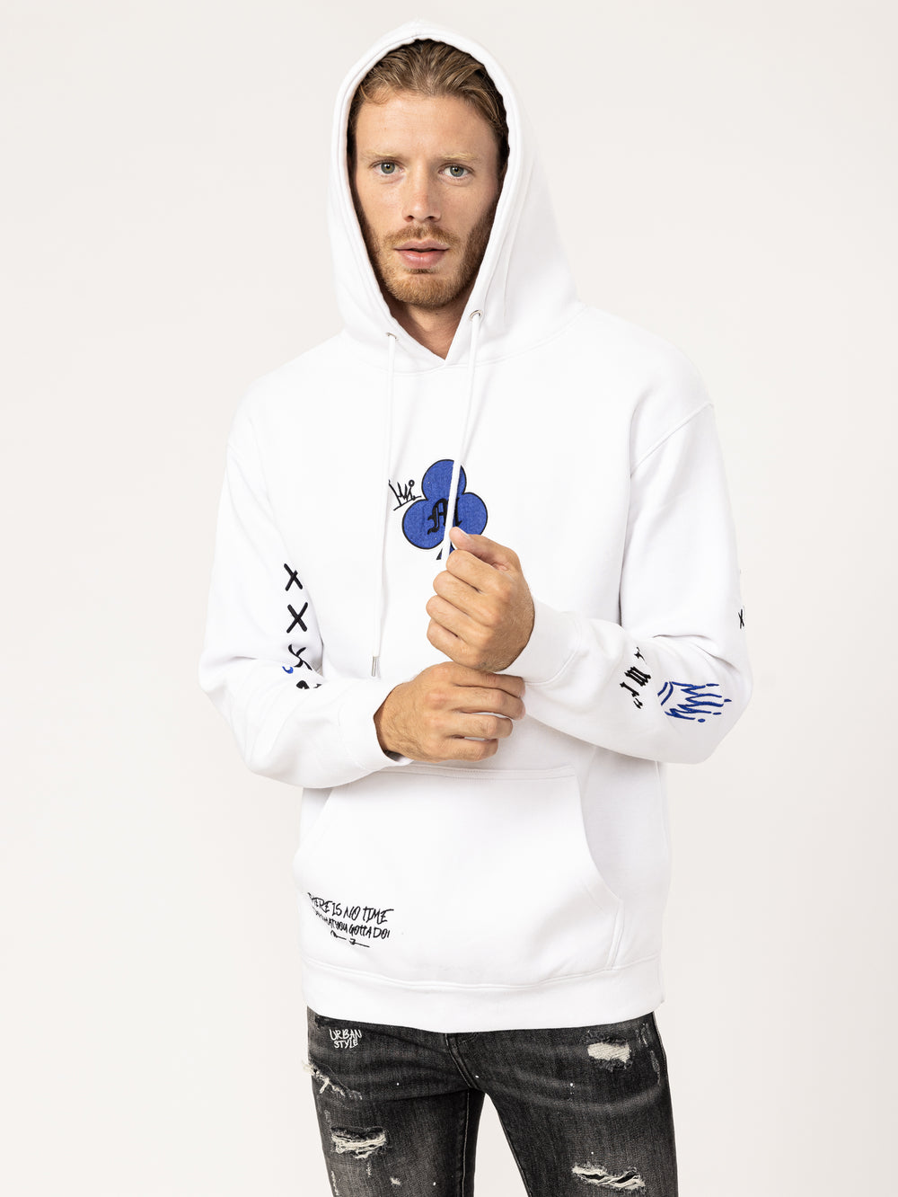 FASHION HOODIE White / XXS