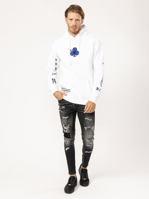 FASHION HOODIE White / XXS