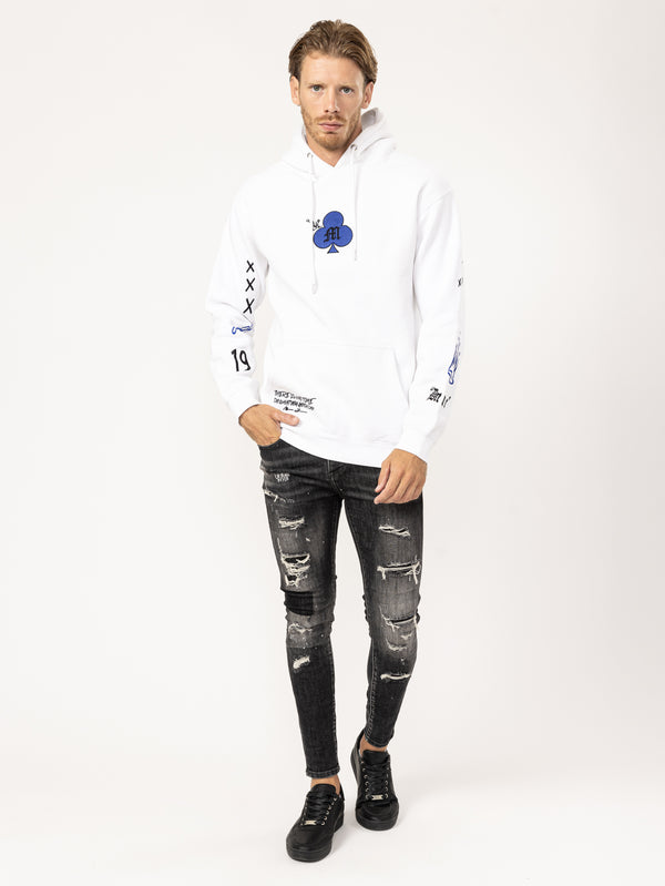 FASHION HOODIE White / XXS