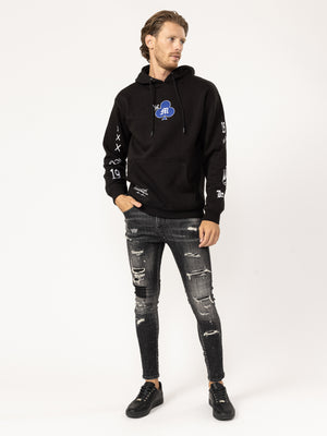 FASHION HOODIE Black / XXS