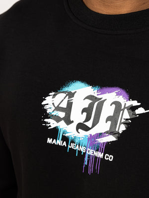 SWEATSHIRT Black / XXS