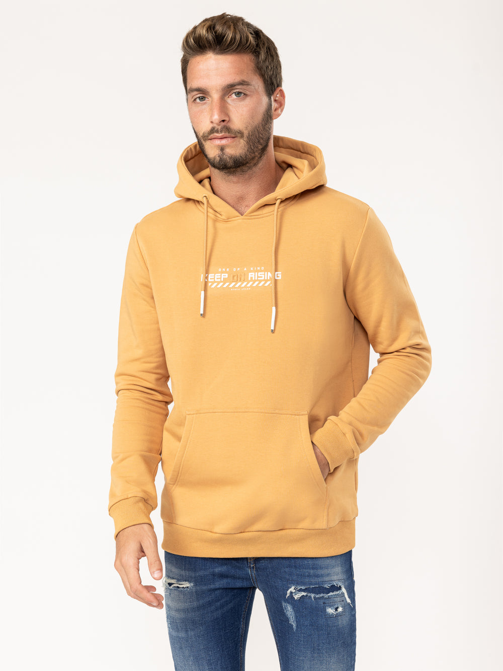 BASIC+HOODIE Camel / XXS