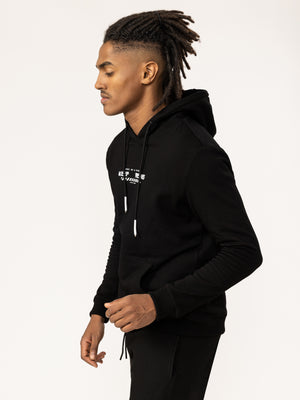 BASIC+HOODIE Black / XXS