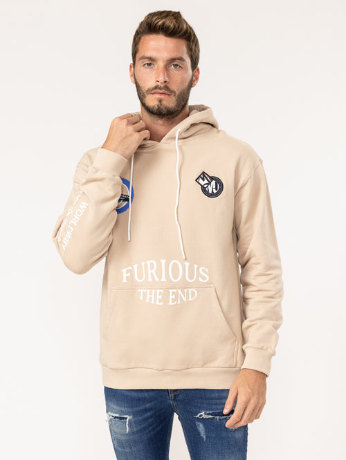 FASHION HOODIE Beige / XXS
