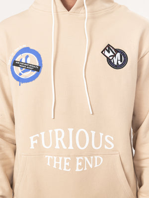 FASHION HOODIE Beige / XXS