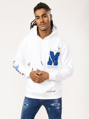 FASHION HOODIE White / XXS